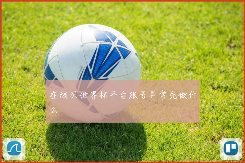 在线买世界杯平台账号异常先做什么